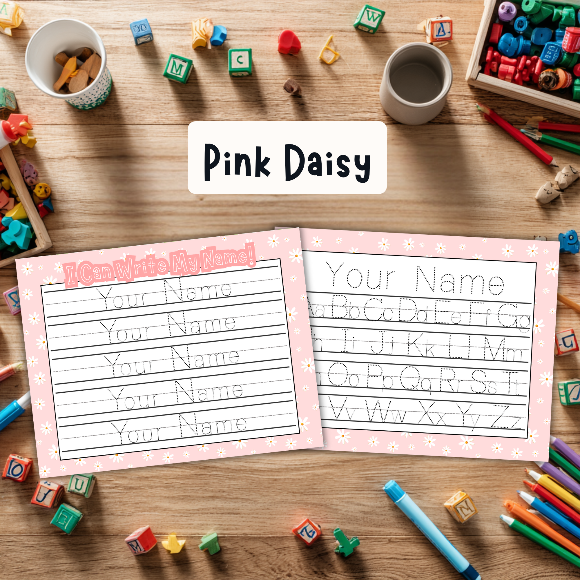 Personalized Name & Alphabet Sheet
