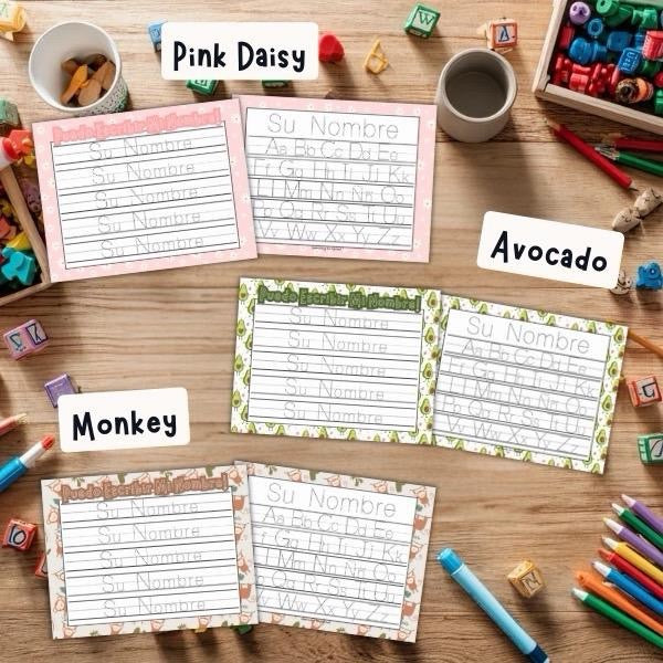 Spanish Personalized Name & Alphabet Sheet