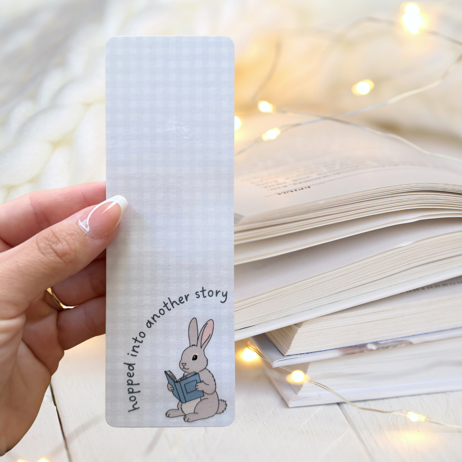 Reading Bunny Bookmark