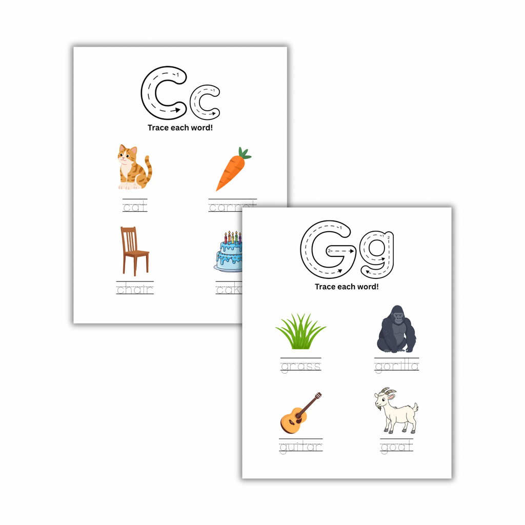 ABC Word Tracing Workbook
