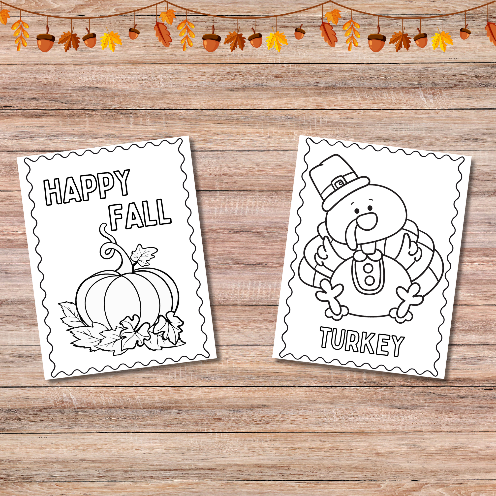Fall Coloring Book