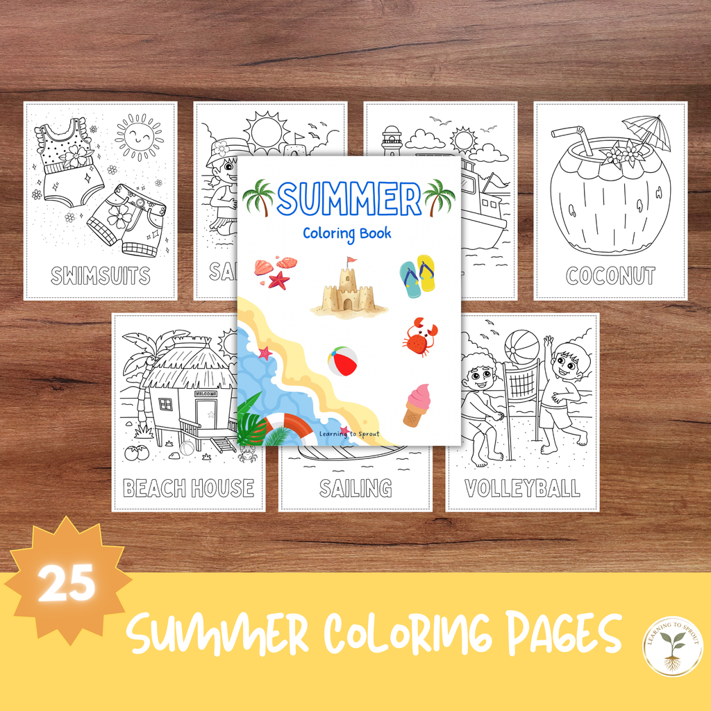 Summer Coloring Book