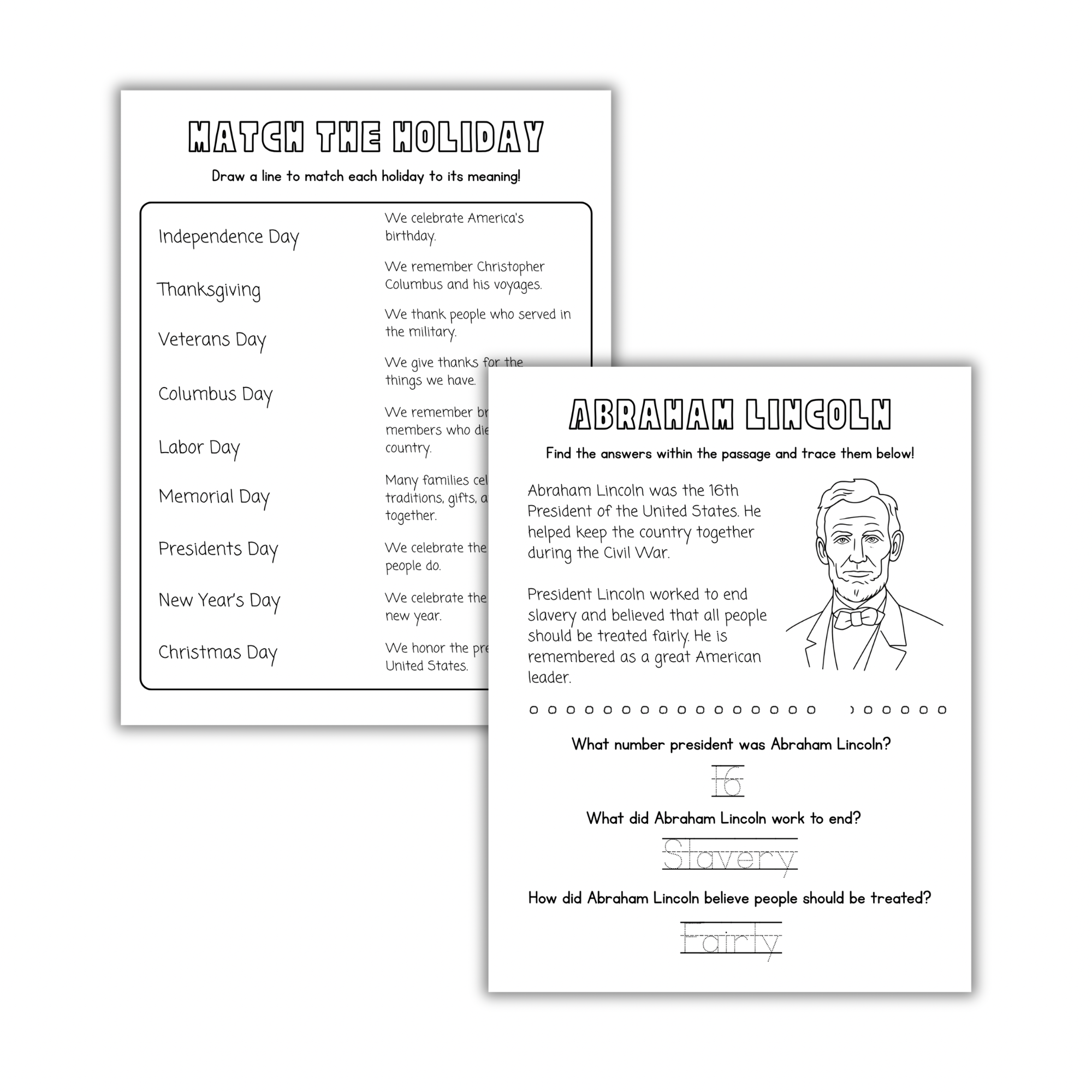Kindergarten Social Studies Workbook