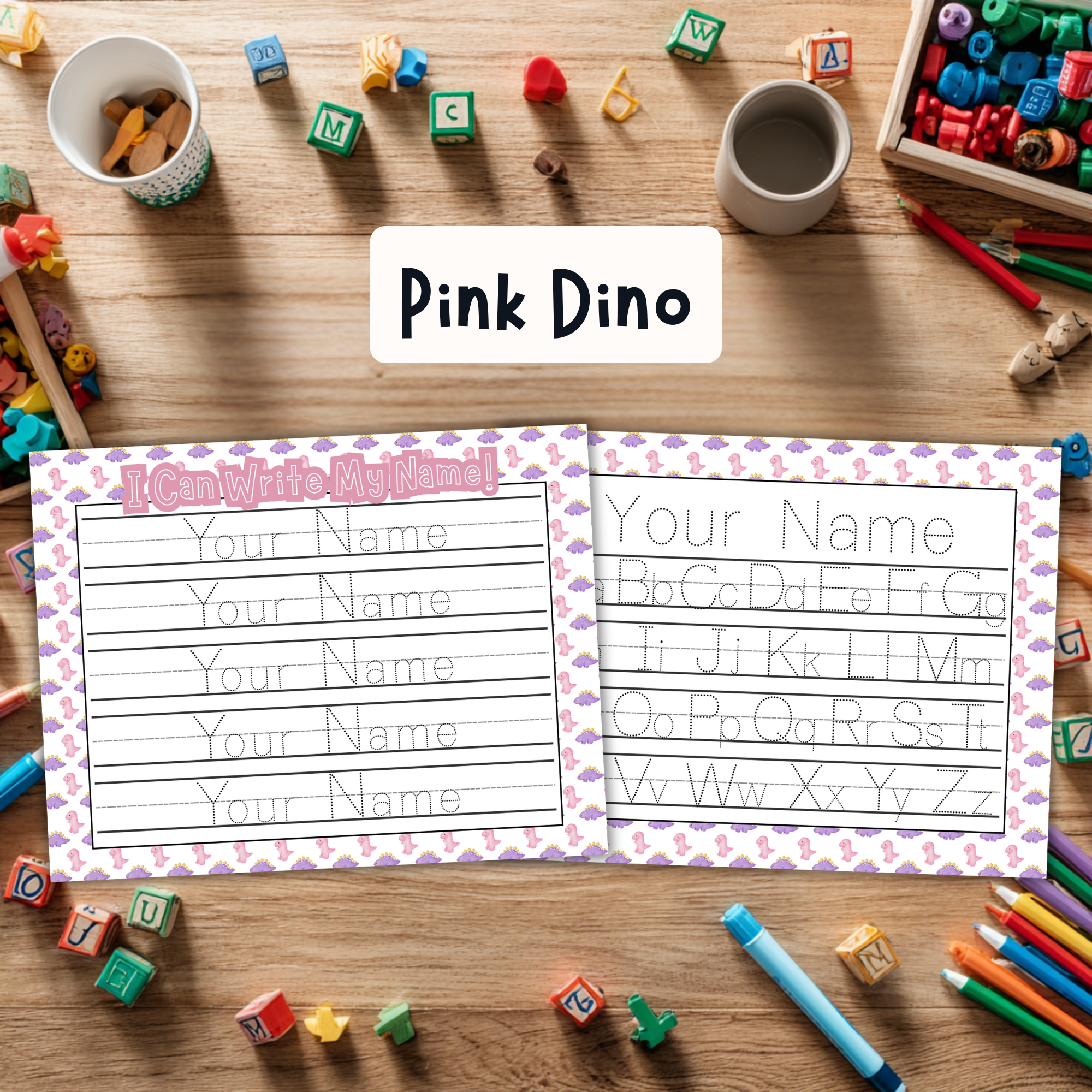 Personalized Name & Alphabet Sheet