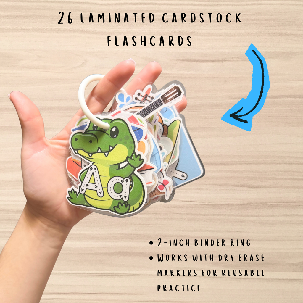 Alphabet Tracing Flashcards