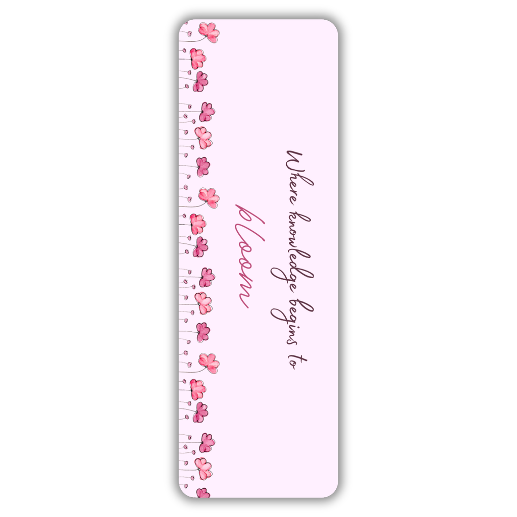 Pink Bloom Bookmark