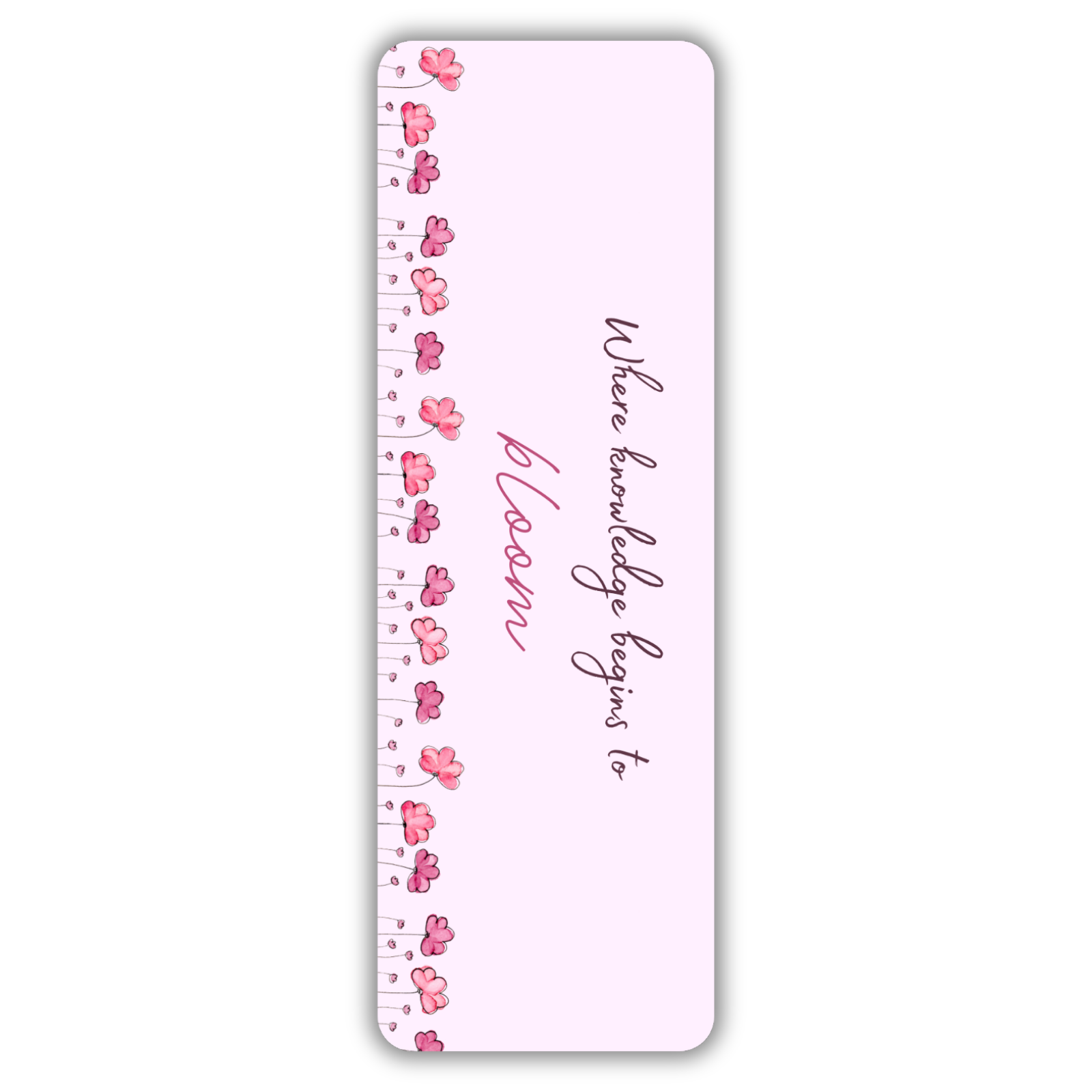 Pink Bloom Bookmark