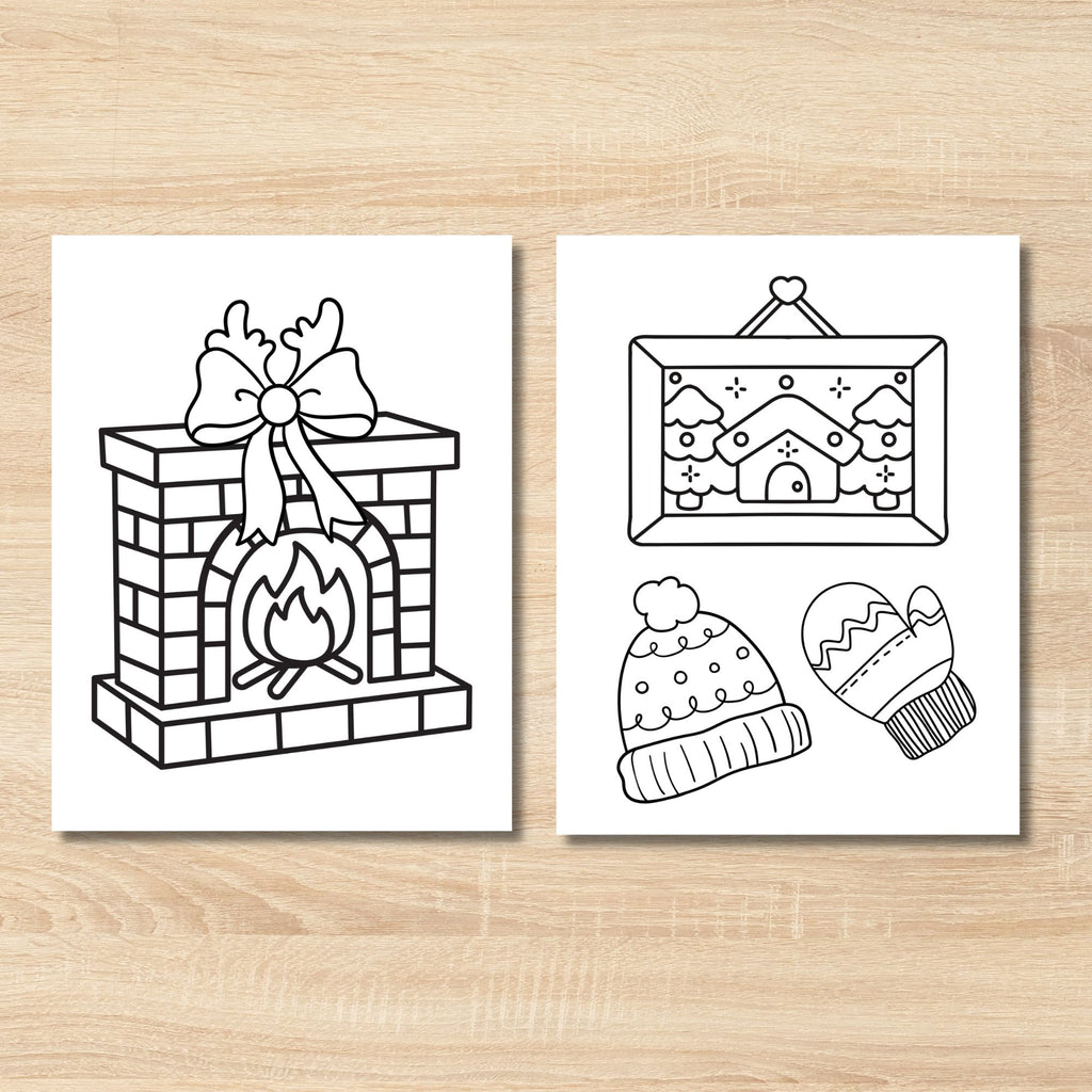 Winter Coloring Book
