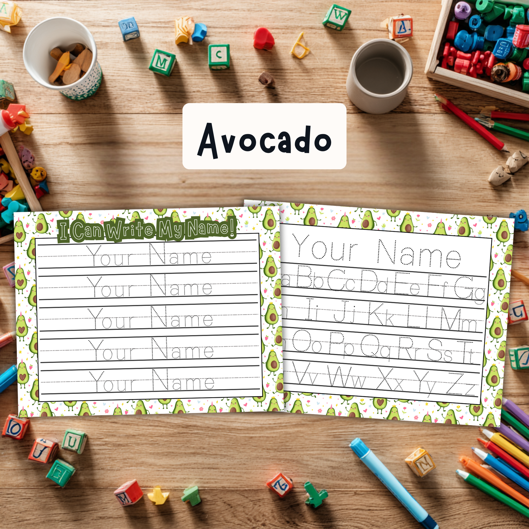 Personalized Name & Alphabet Sheet