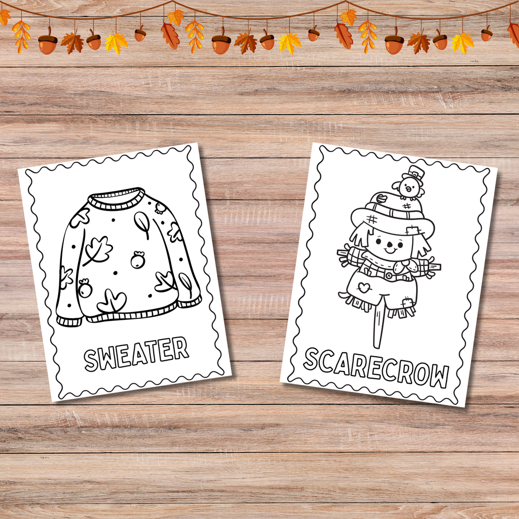 Fall Coloring Book
