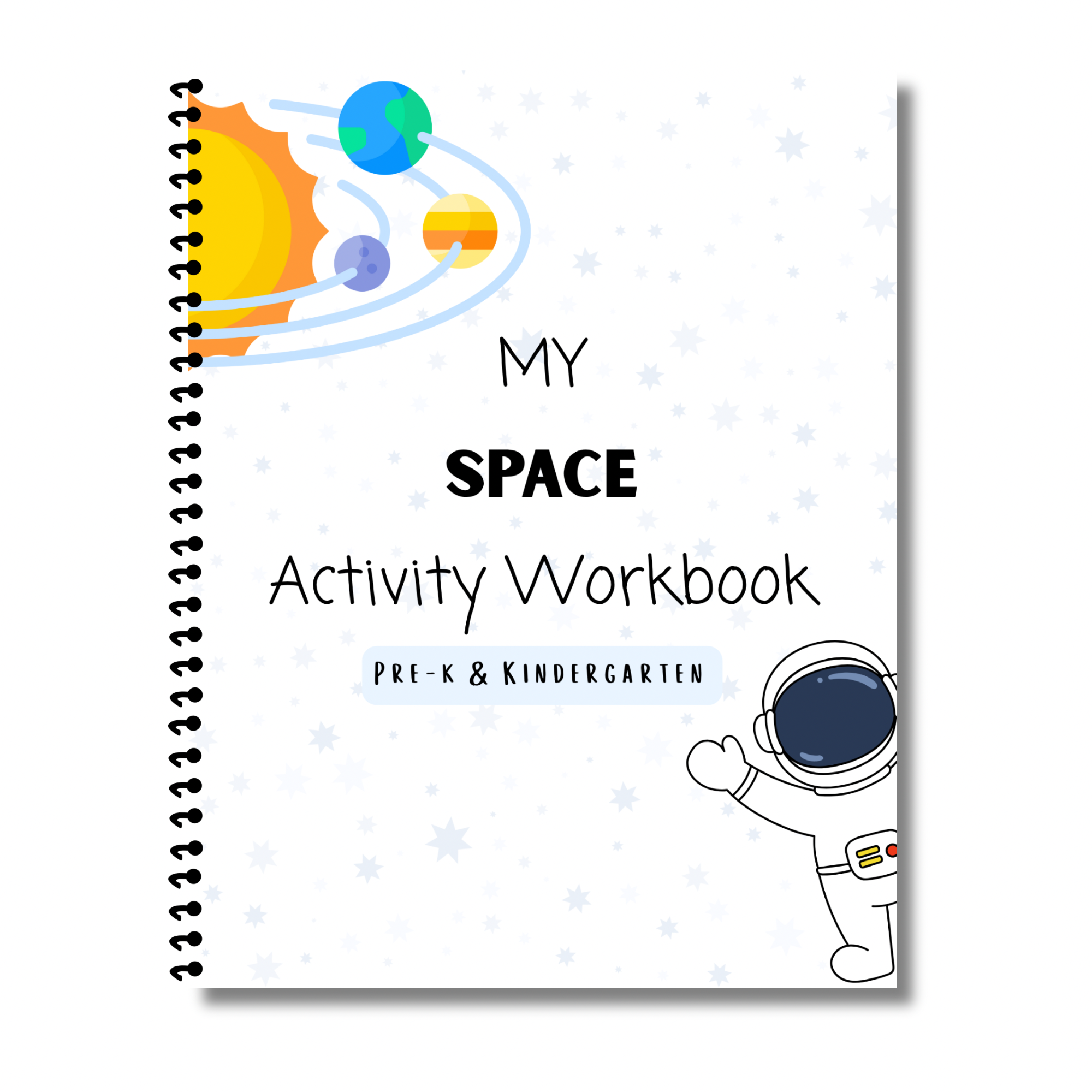 Space Learning Activity Workbook for Pre-K & Kindergarten
