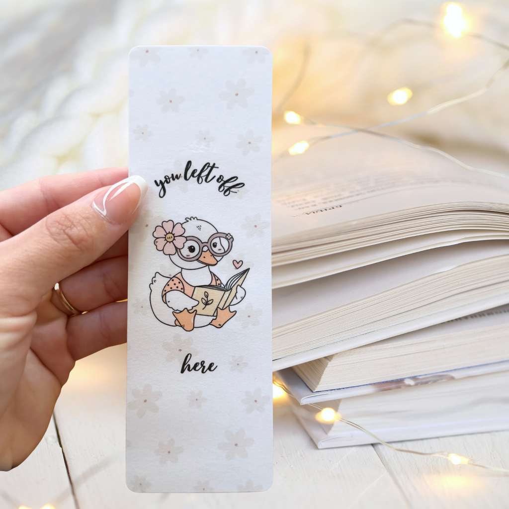 Reading Duck Bookmark