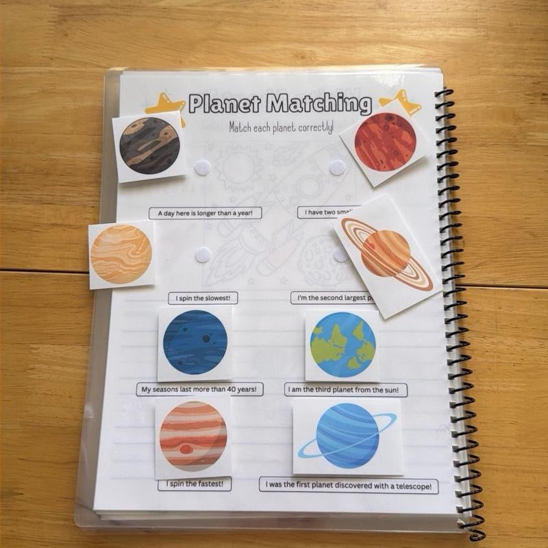 Space Learning Activity Workbook for 1st & 2nd Grade