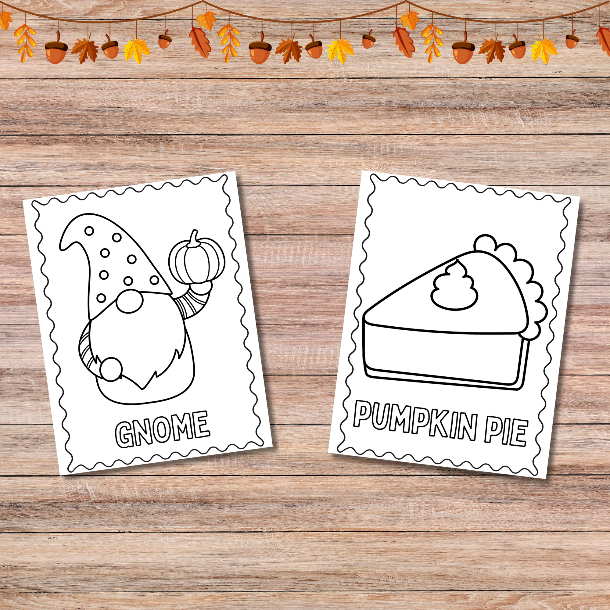 Fall Coloring Book