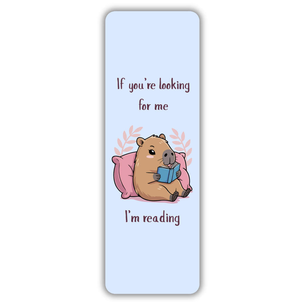 Reading Capybara Bookmark