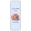 Reading Capybara Bookmark