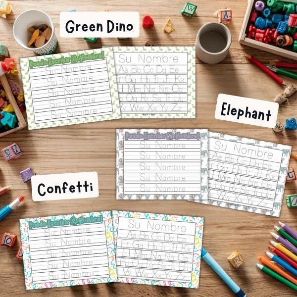 Spanish Personalized Name & Alphabet Sheet