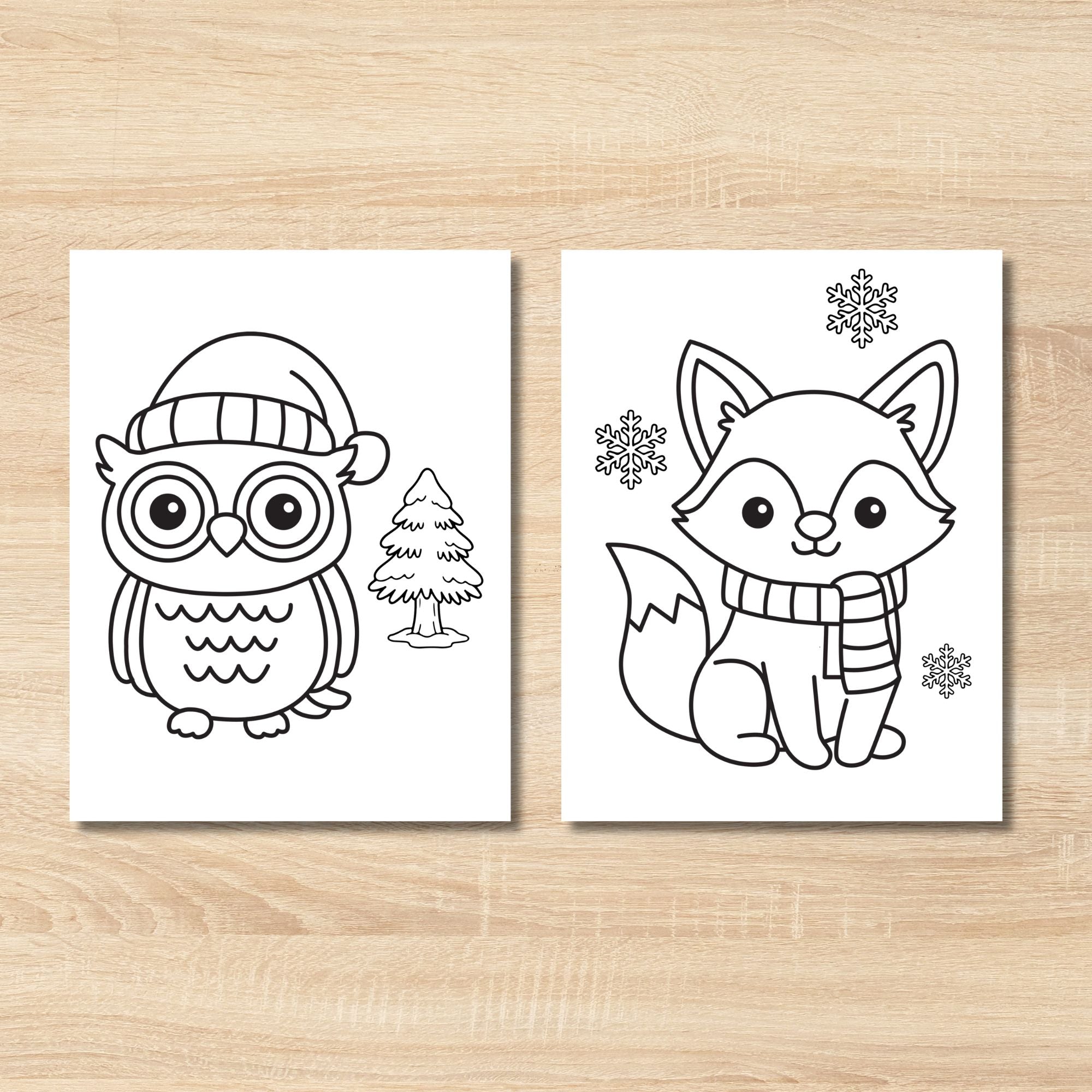Winter Coloring Book