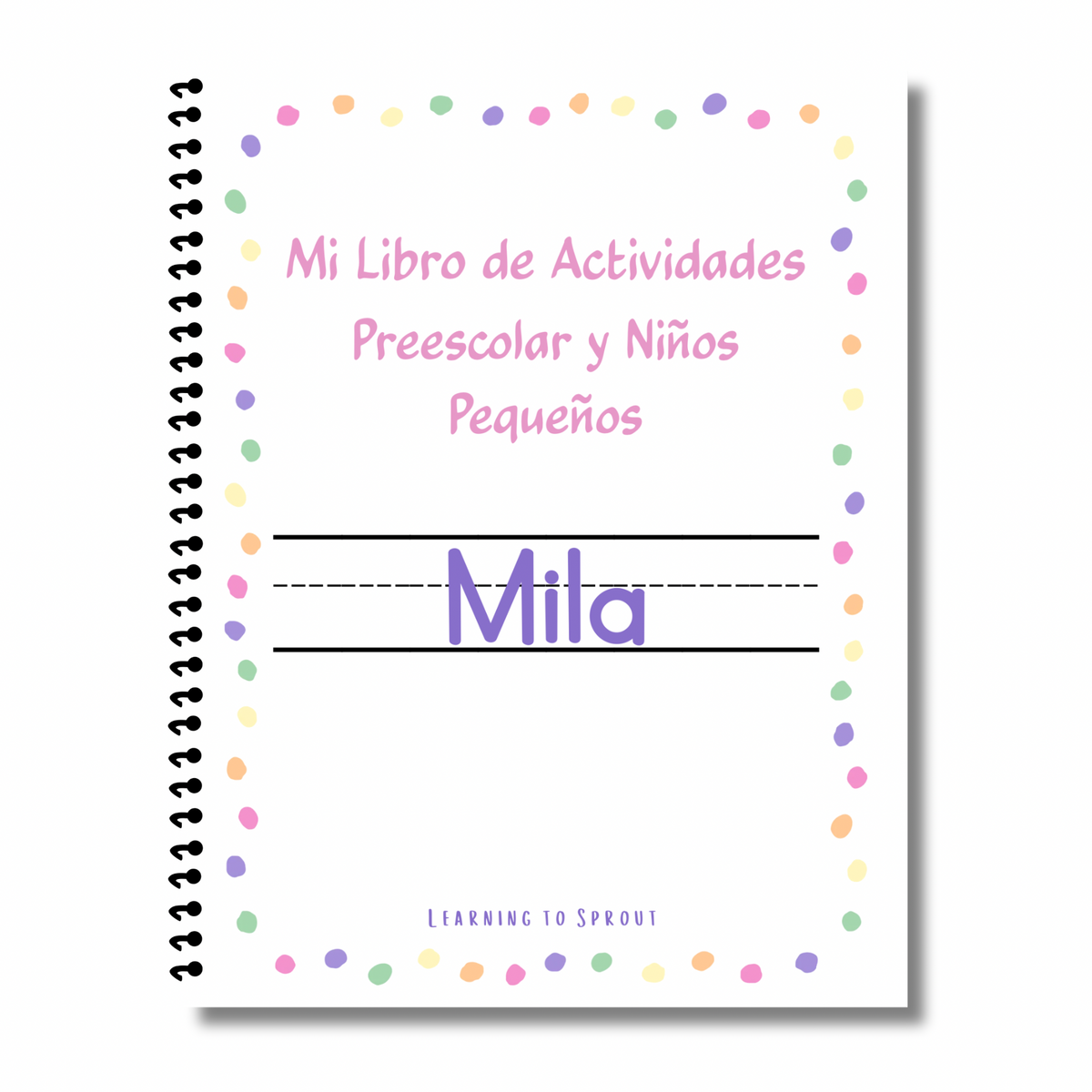 Spanish My Toddler & Pre-K Workbook