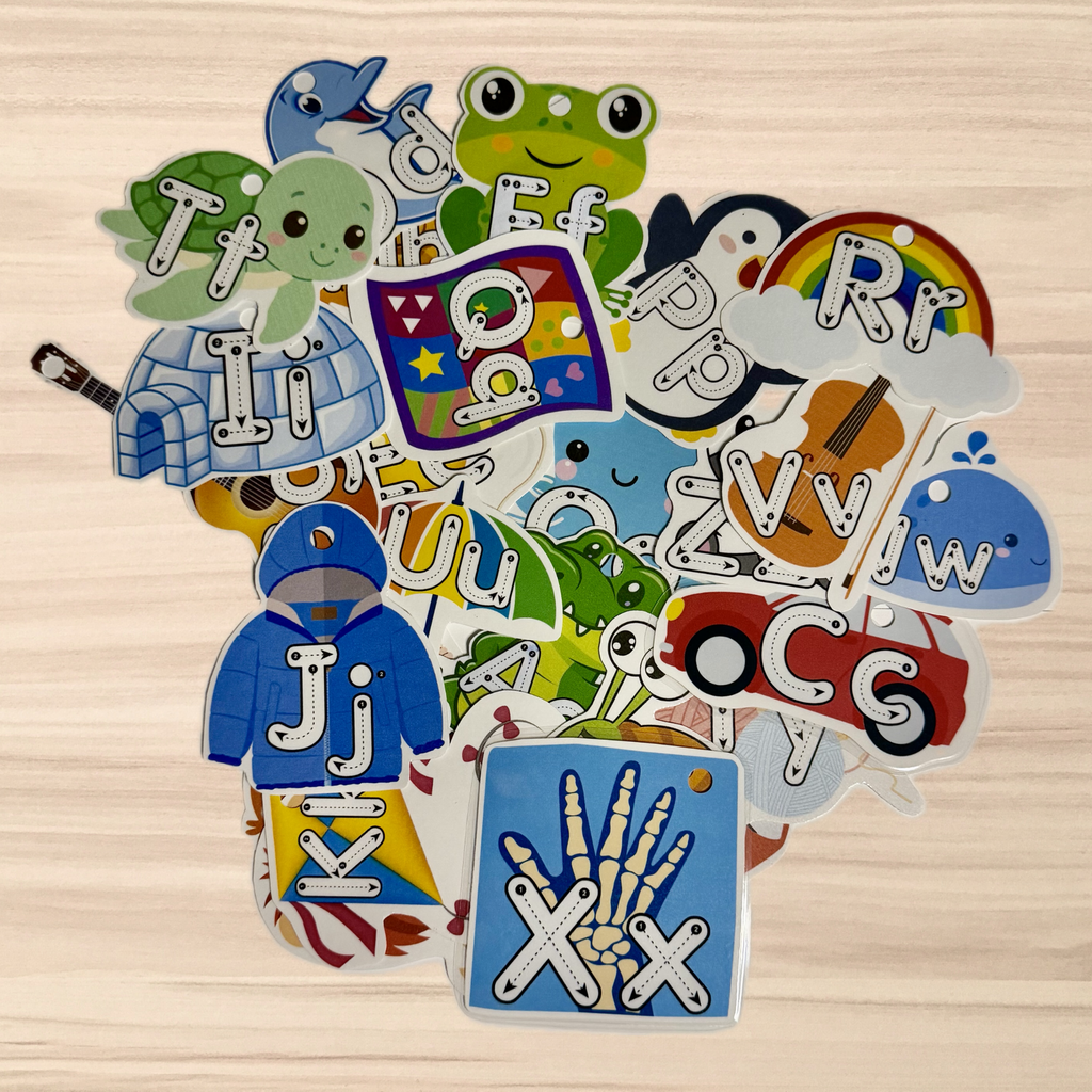 Alphabet Tracing Flashcards