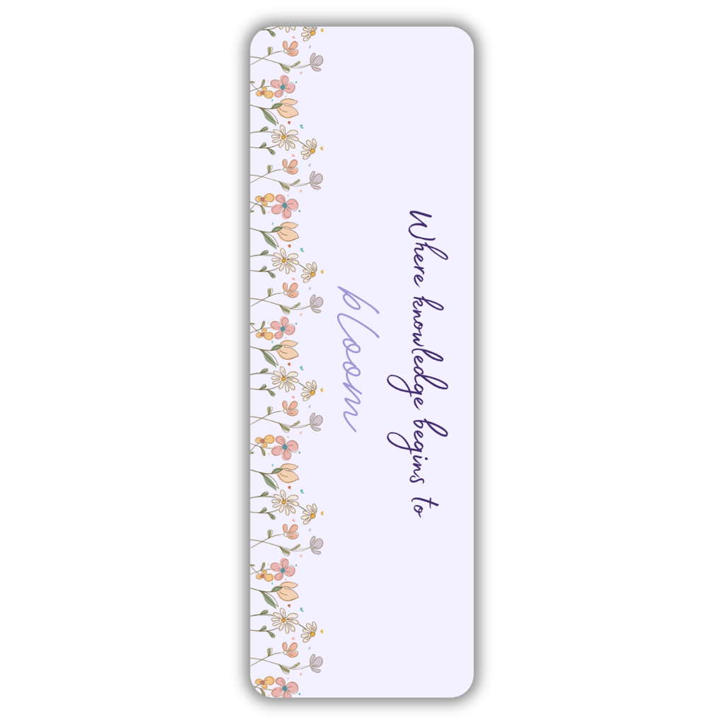 Purple Bloom Bookmark