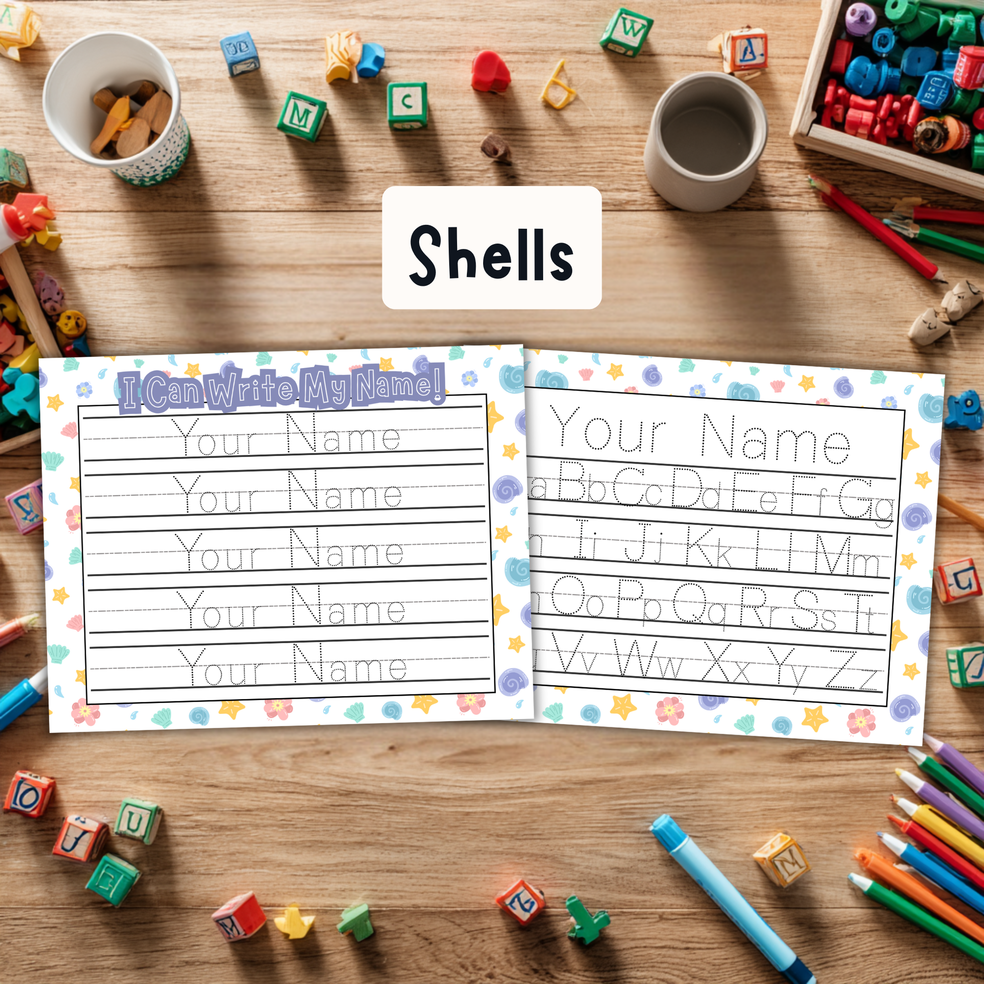 Personalized Name & Alphabet Sheet