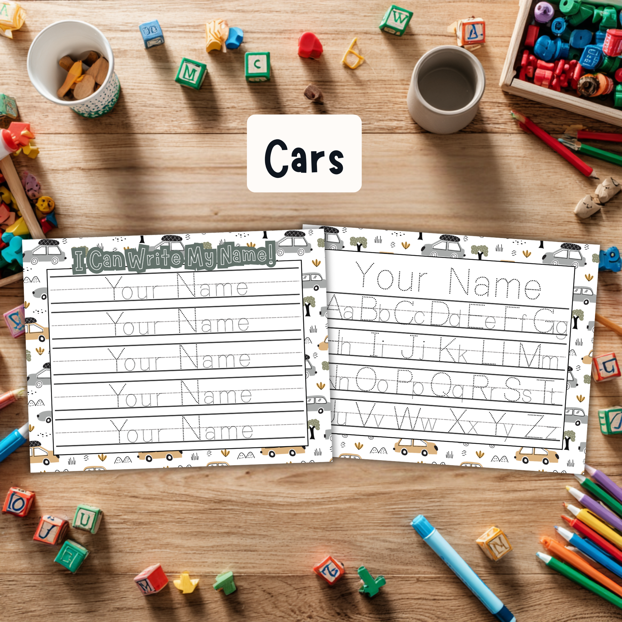 Personalized Name & Alphabet Sheet