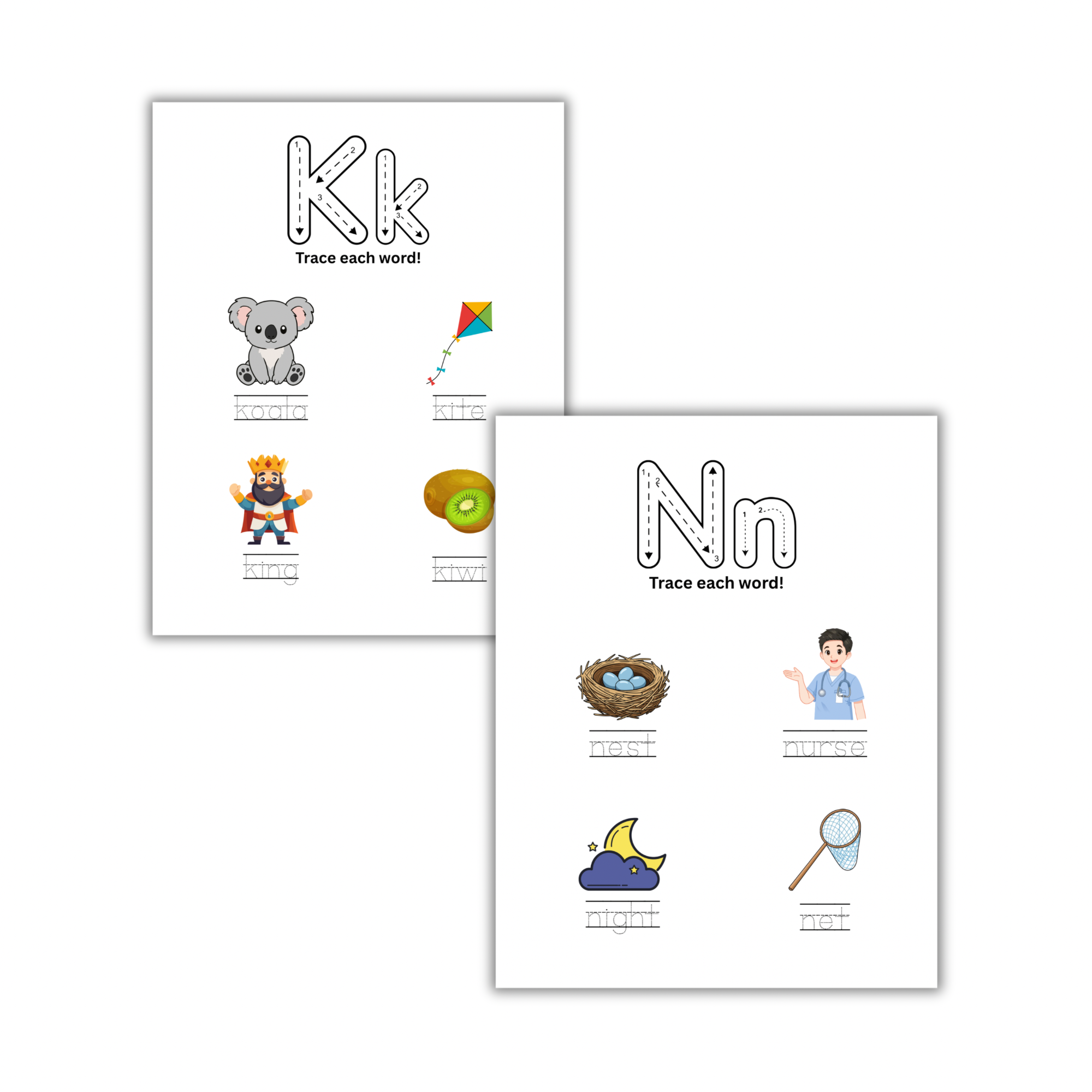 ABC Word Tracing Workbook