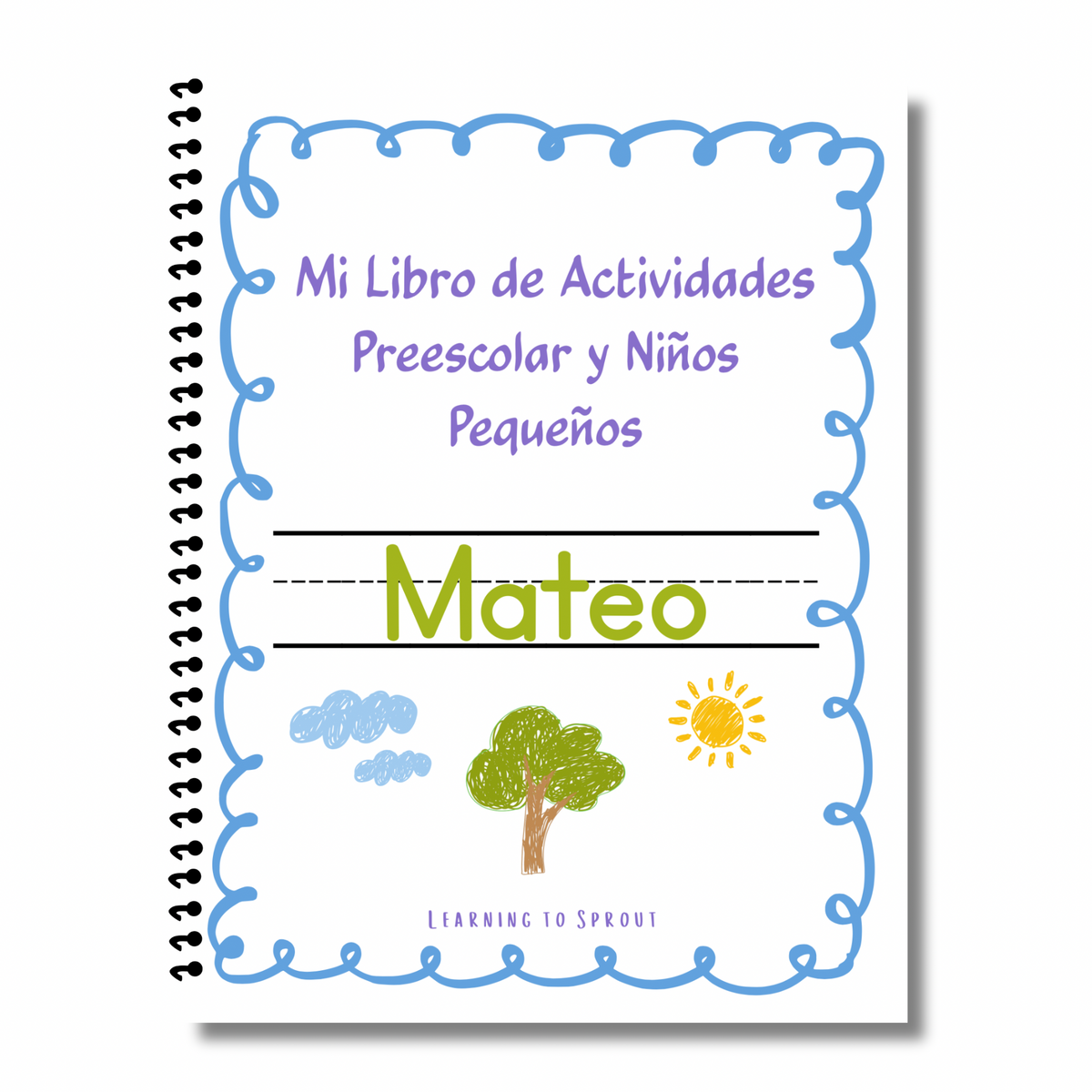 Spanish My Toddler & Pre-K Workbook