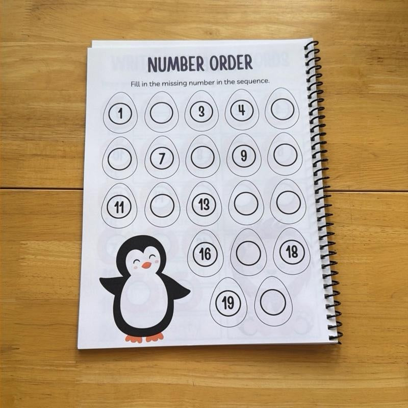 Kindergarten Numbers Workbook