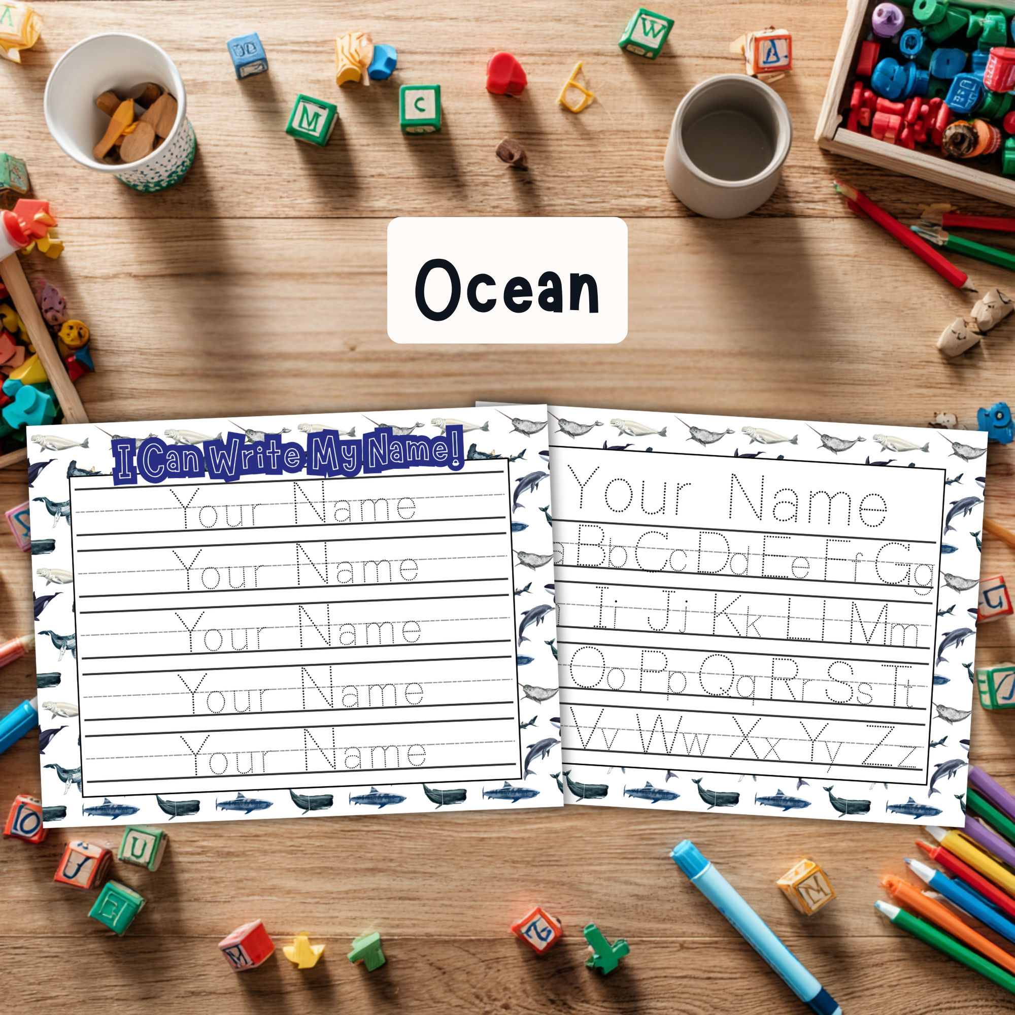 Personalized Name & Alphabet Sheet