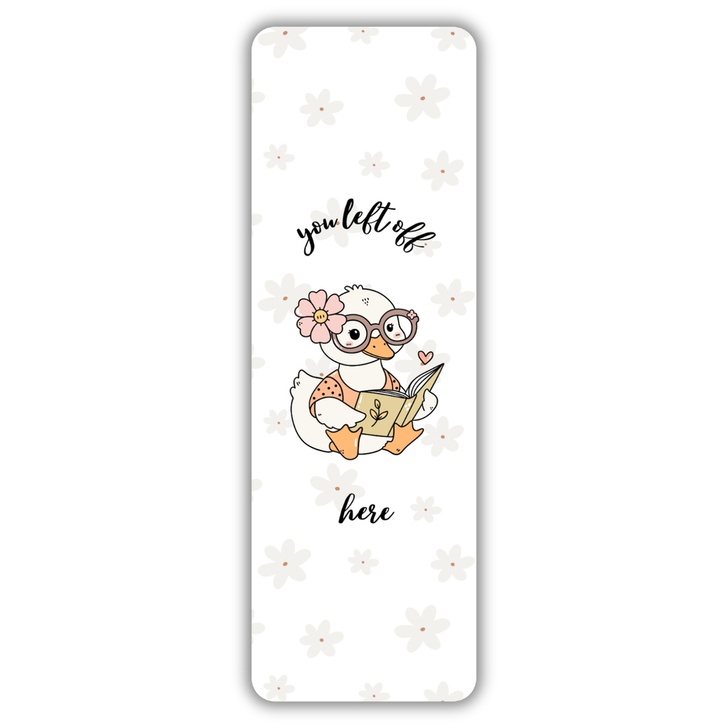 Reading Duck Bookmark