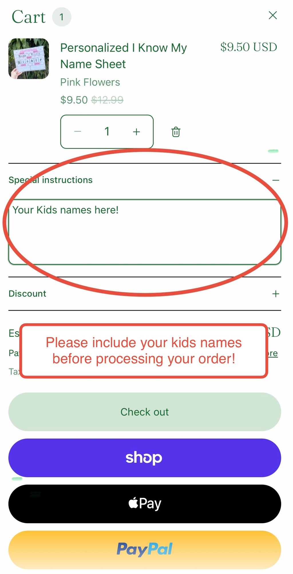 Personalized I Know My Name Sheet