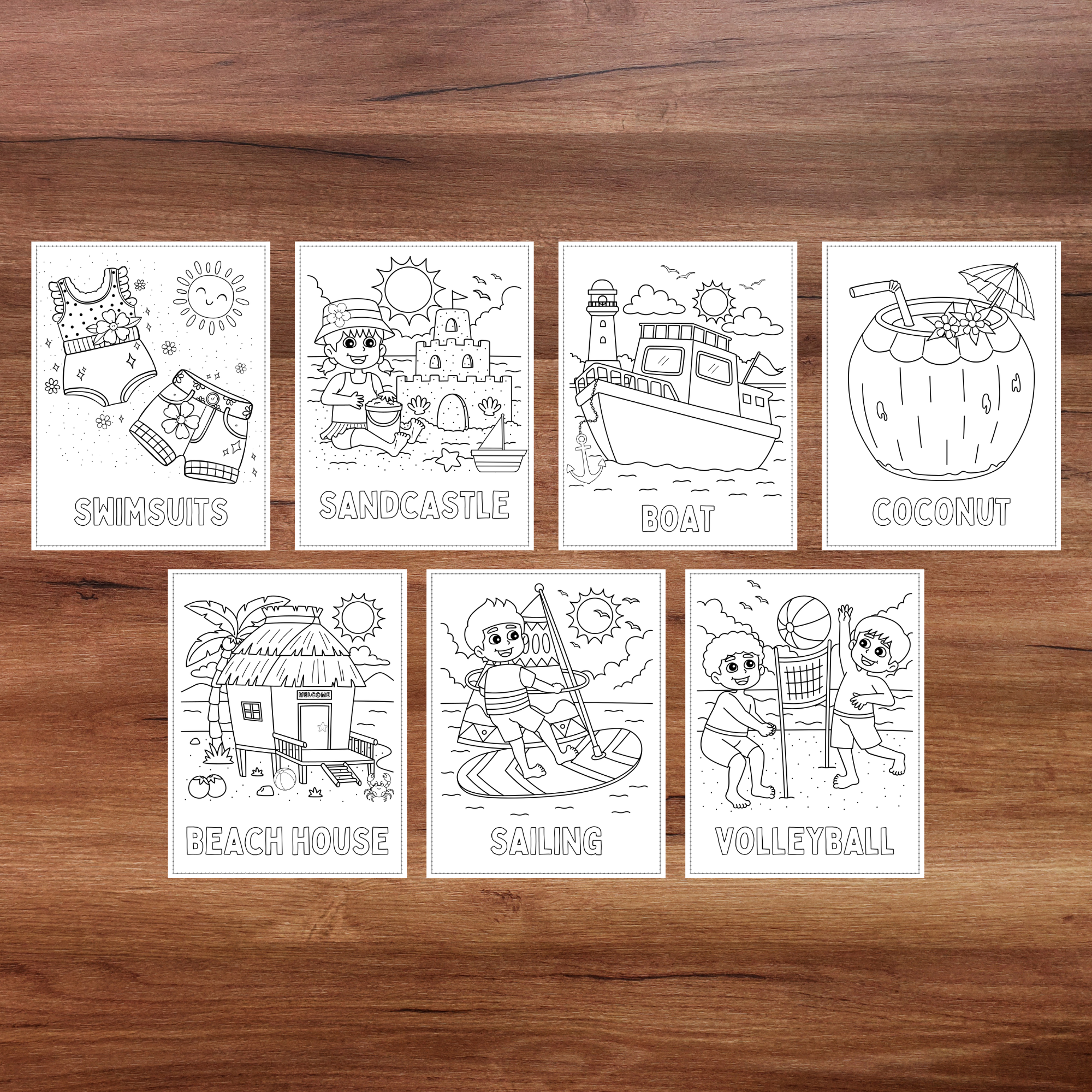 Summer Coloring Book