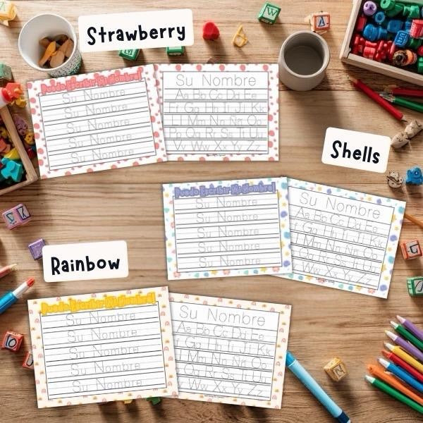 Spanish Personalized Name & Alphabet Sheet