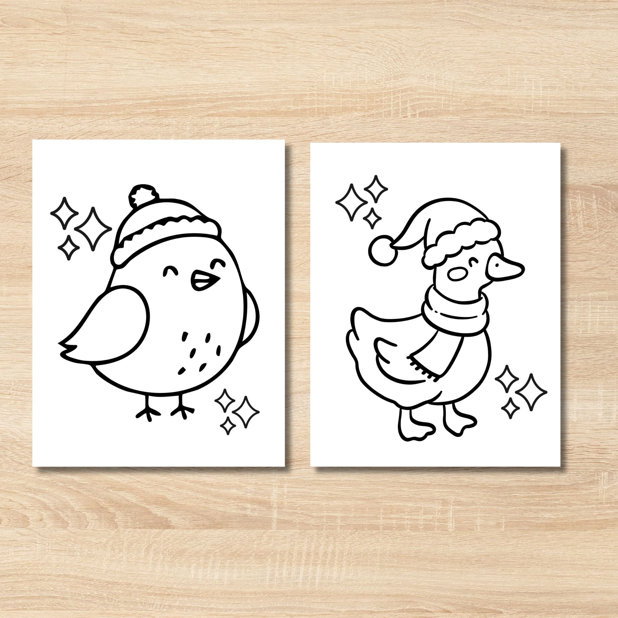 Winter Coloring Book