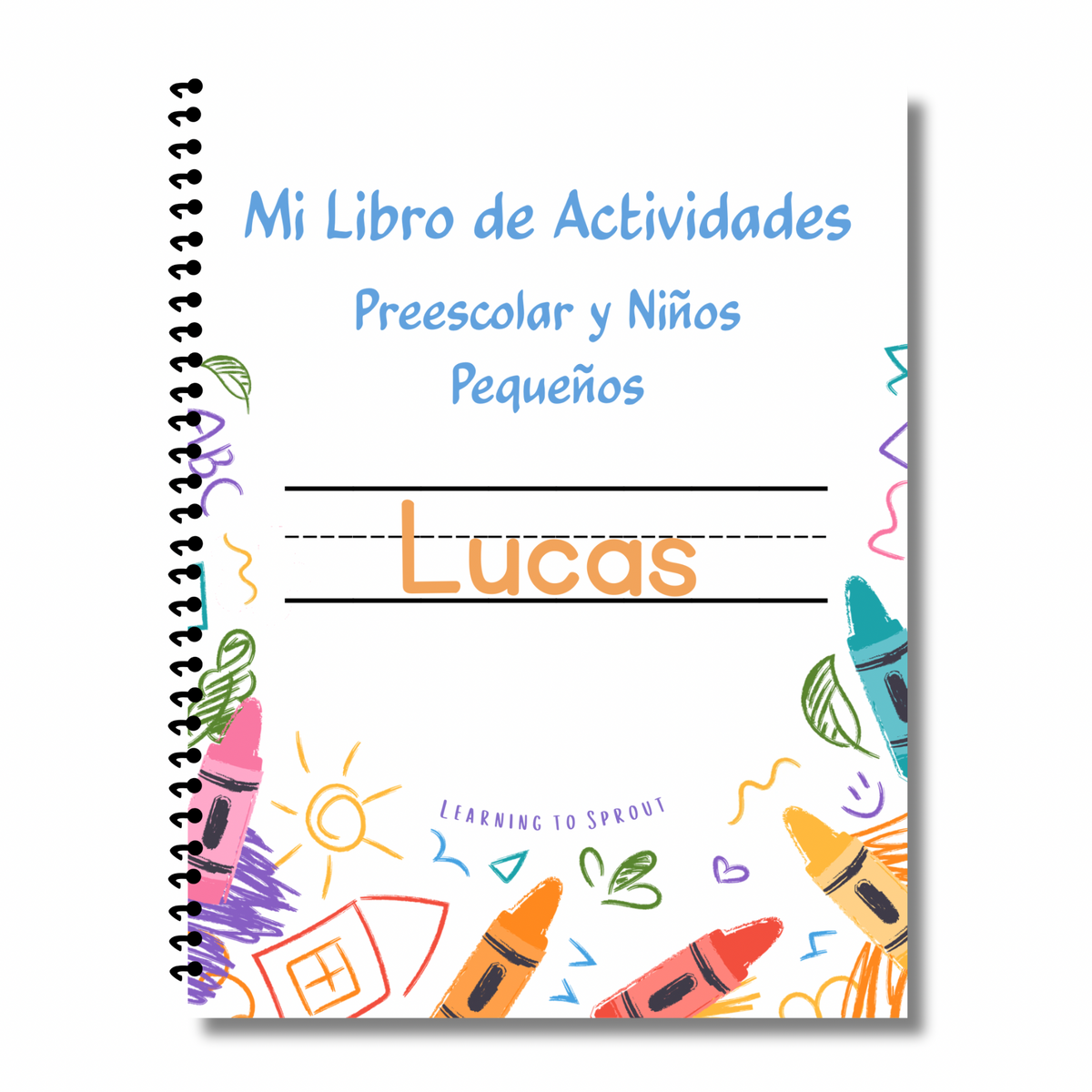 Spanish My Toddler & Pre-K Workbook