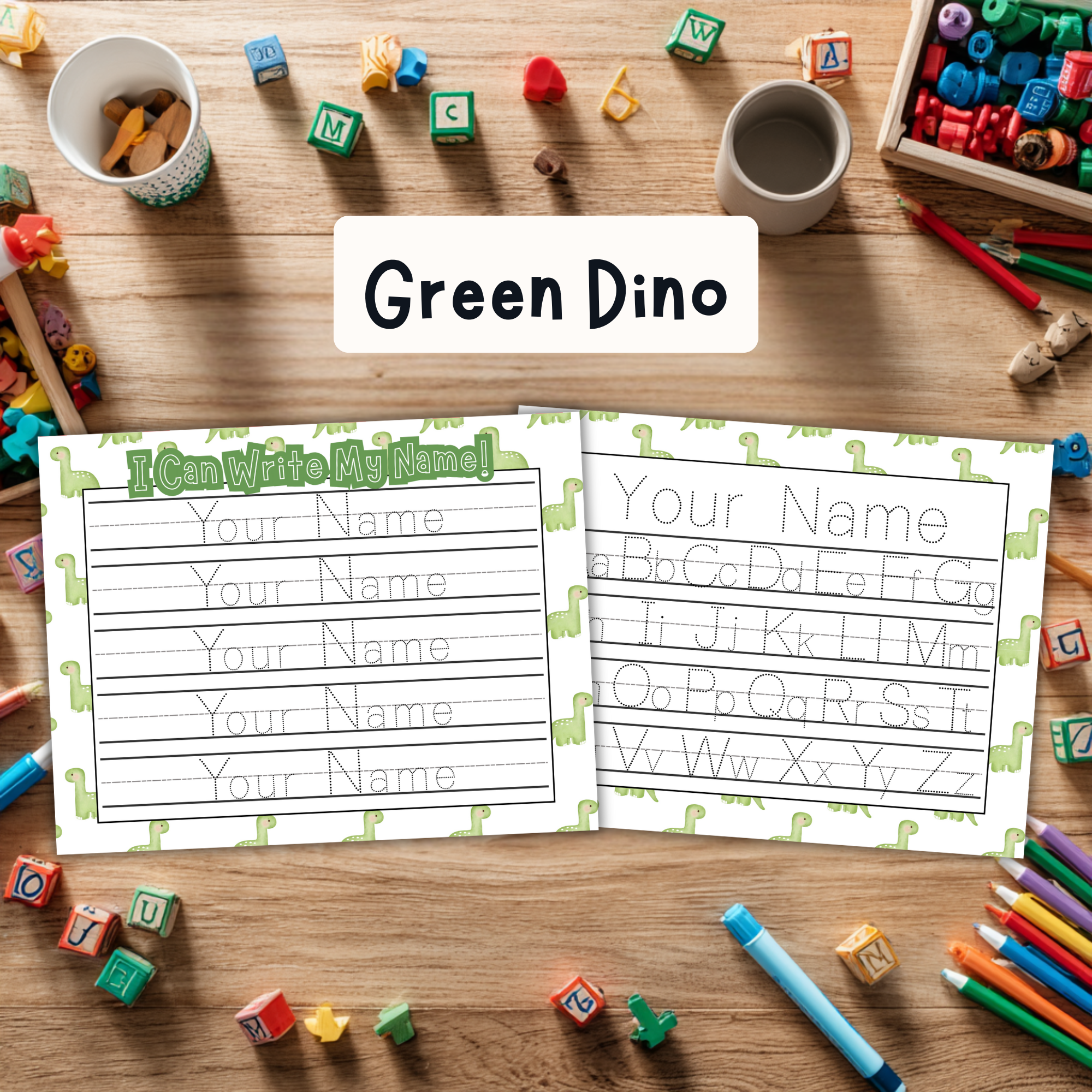 Personalized Name & Alphabet Sheet