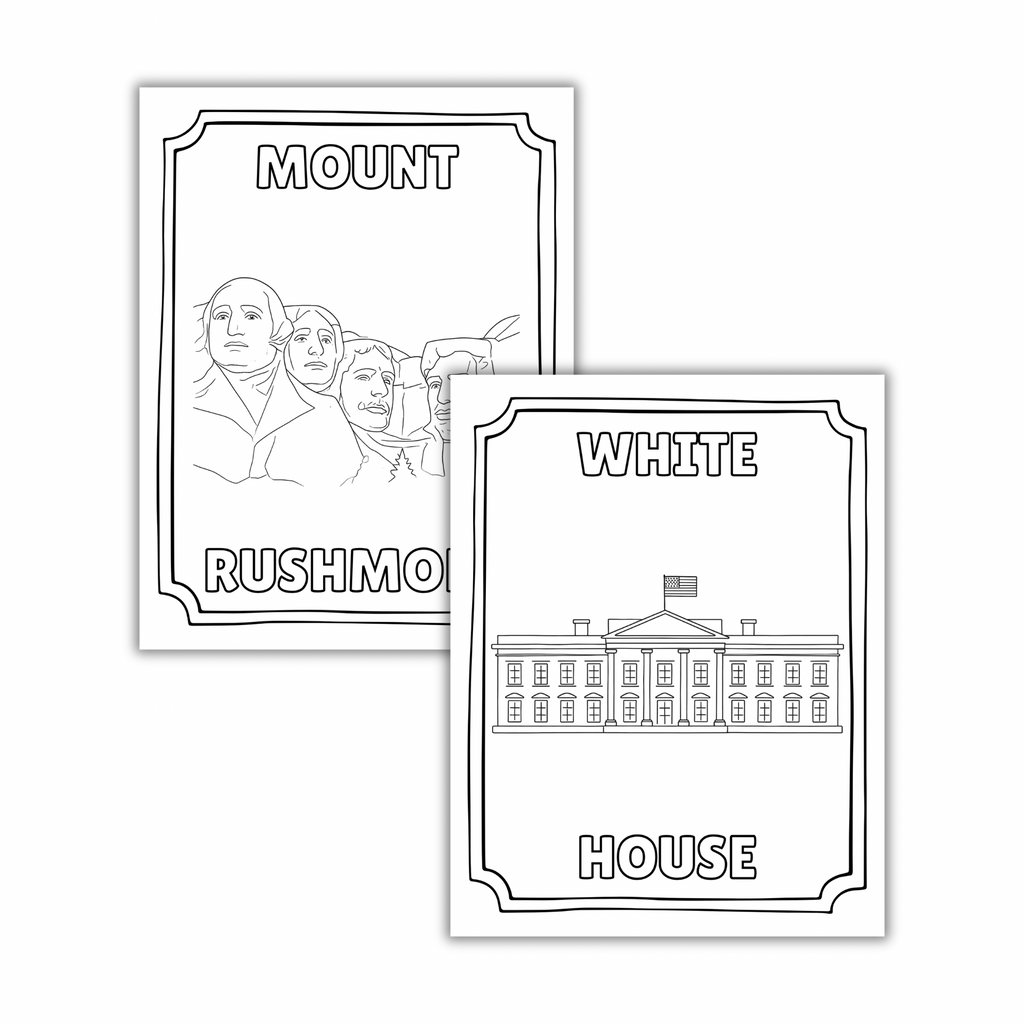 American Symbols Coloring Book