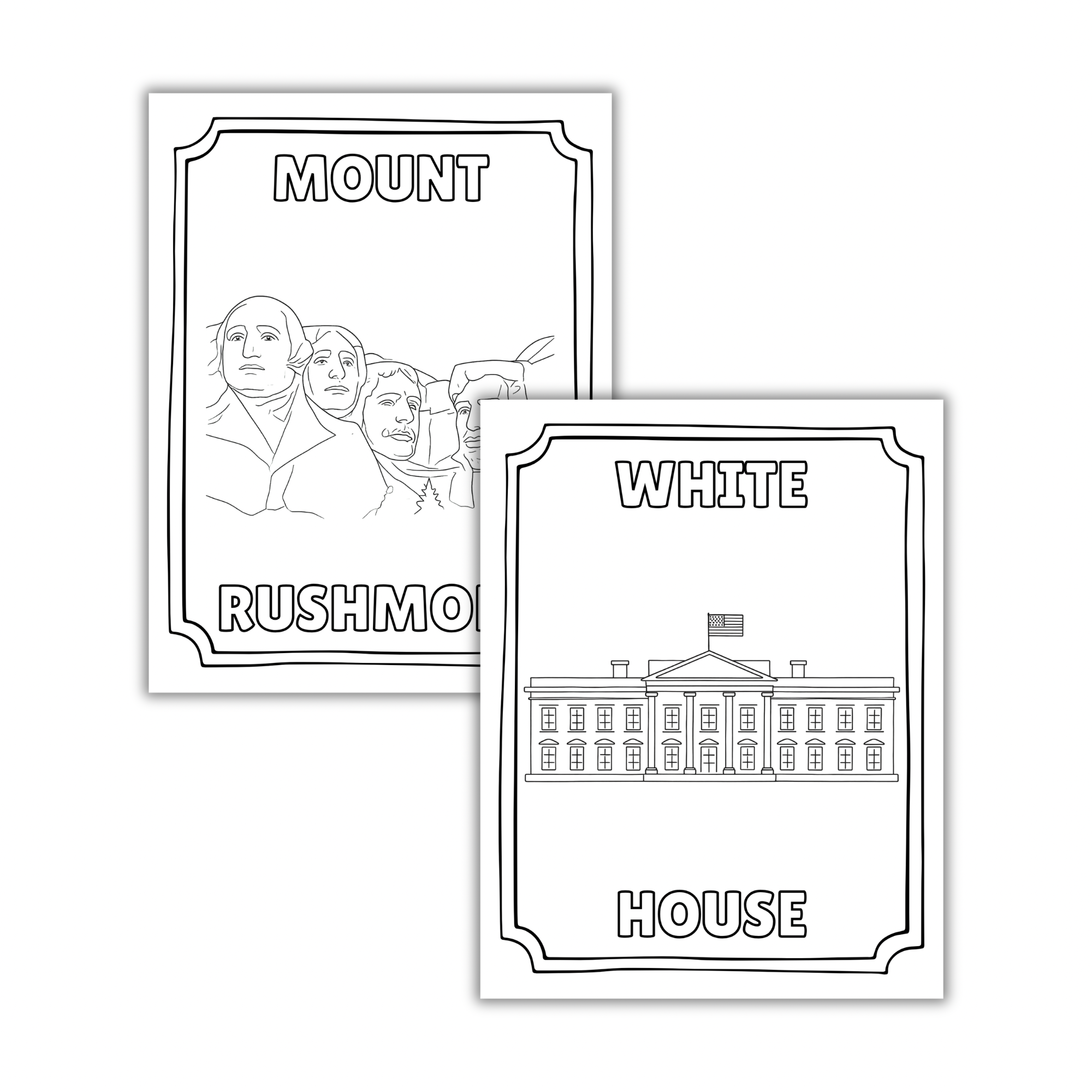 American Symbols Coloring Book