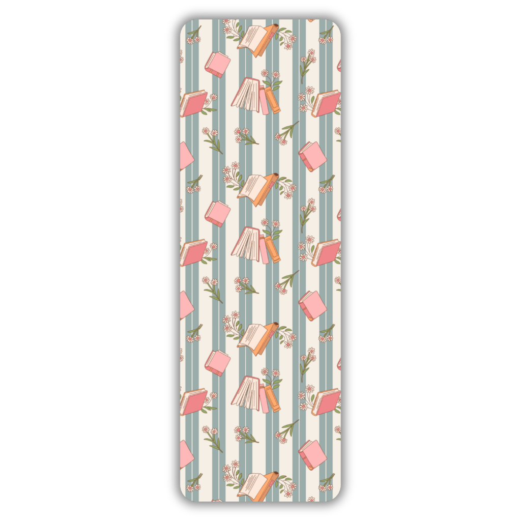Stripes & Books Bookmark