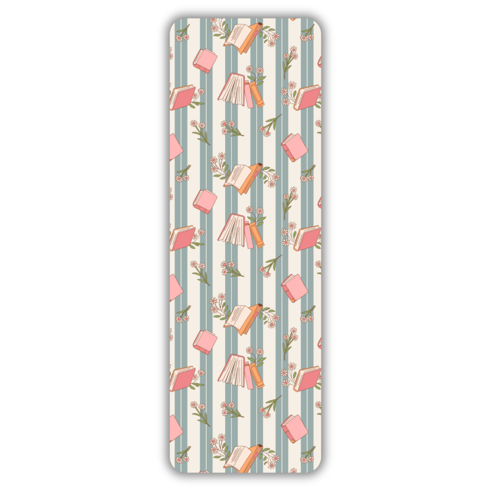 Stripes & Books Bookmark