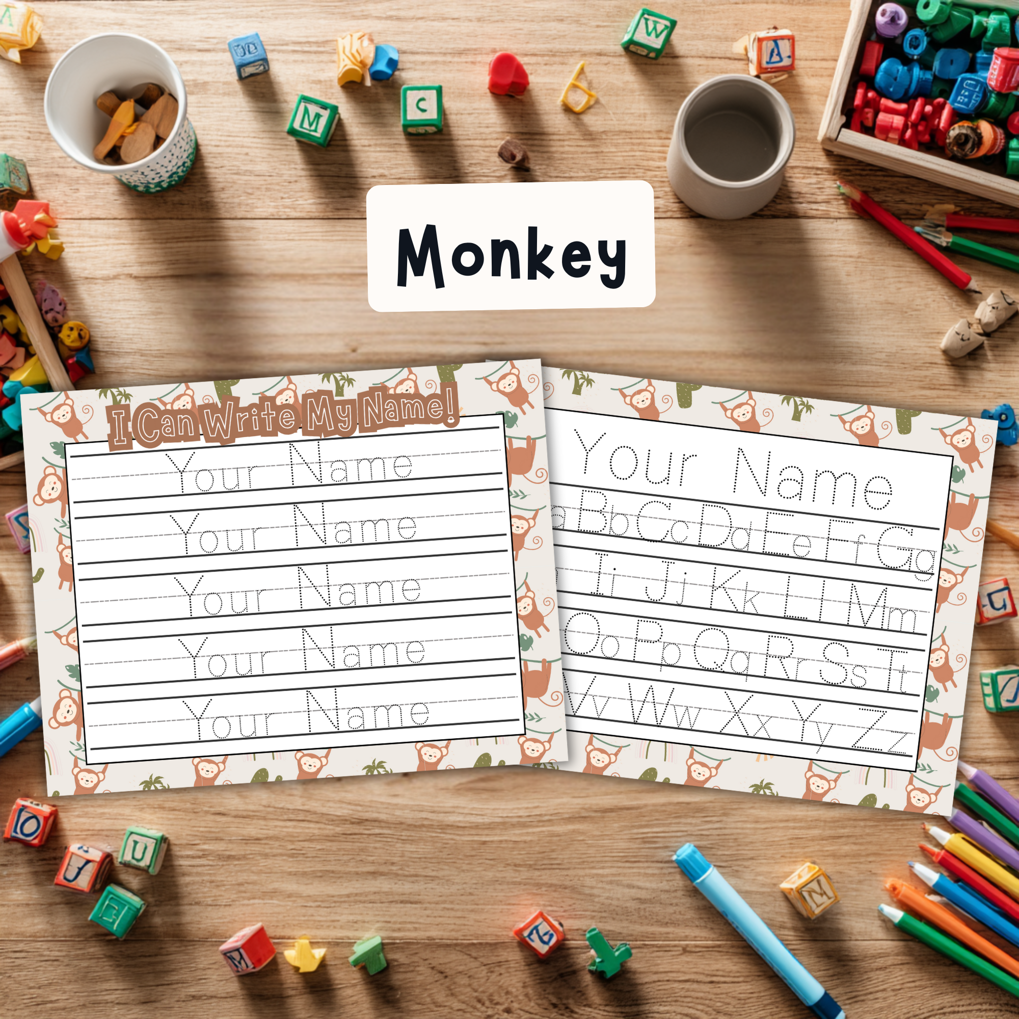 Personalized Name & Alphabet Sheet