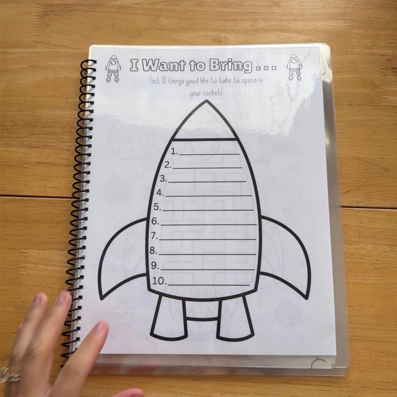 Space Learning Activity Workbook for 1st & 2nd Grade