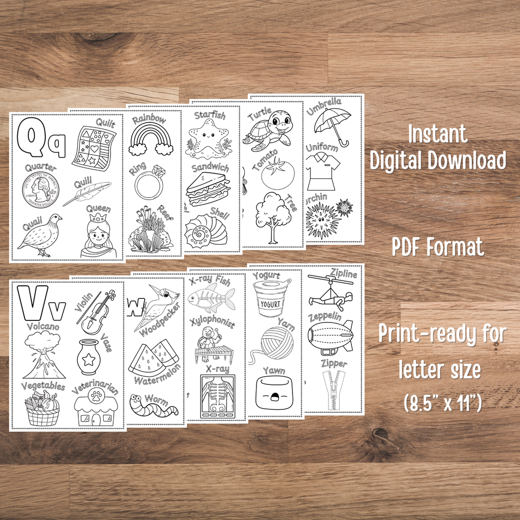 Alphabet Coloring Book