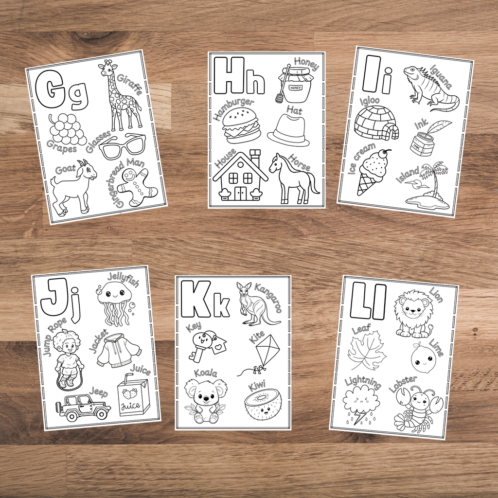 Alphabet Coloring Book